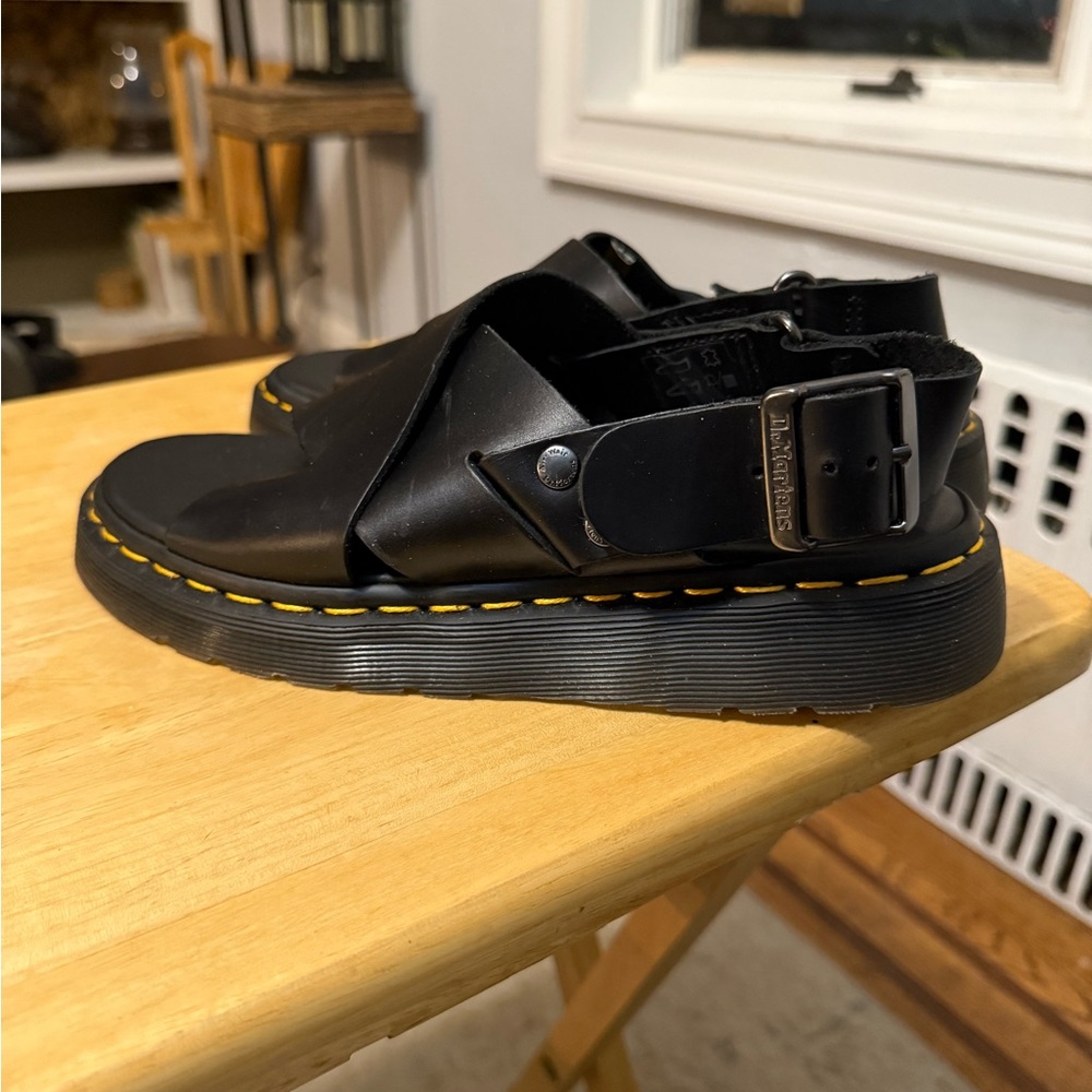 Dr Martens Zane Brando Leather Slingback Sandals 7 - Picture 10 of 15